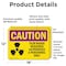Signmission Radiation & Laser Sign, 12 in H x 18 in W, Vinyl Decal, Rectangle OS-2PACK-CR-D-1218-L-10168 - alternate 4